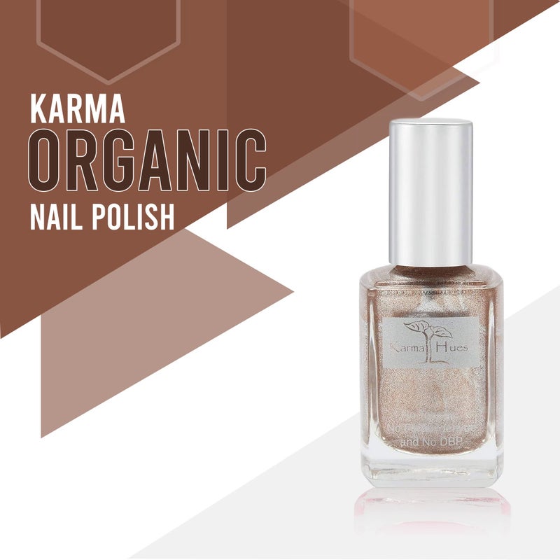 Karma Organic Natural Nail Polish-Non-Toxic Nail Art, Vegan and Cruelty-Free Nail Paint (Champagne Toast) - Image 5